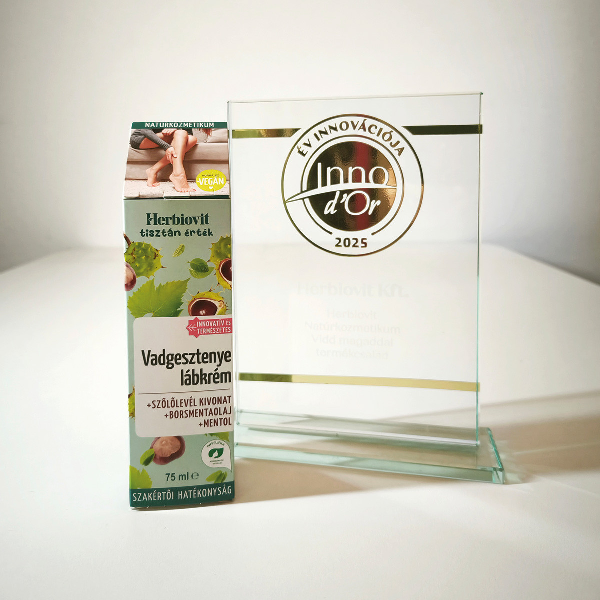 herbiovit év innovációja díjnyertes parabénmentes kozmetikum