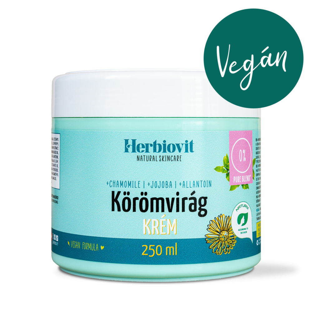 Herbiovit Körömvirág krém érzékeny és kipirosodott bőr ápolására (250 ml)