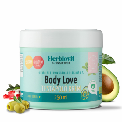 Herbiovit Body Love testápoló krém normál és száraz bőr ápolására (250 ml)