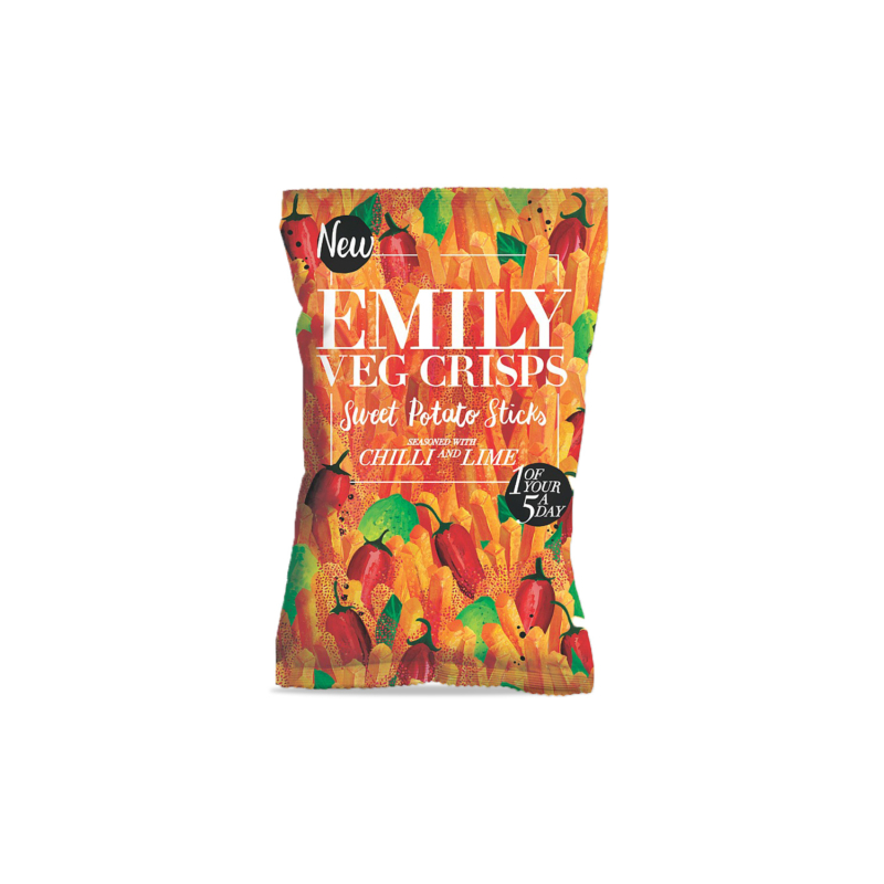 Emily édesburgonya hasáb chips thai chili lime