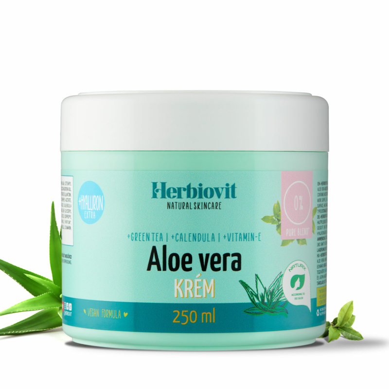 aloe vera vegán hidratáló krém gyógynövény 250ml kiszerelés
