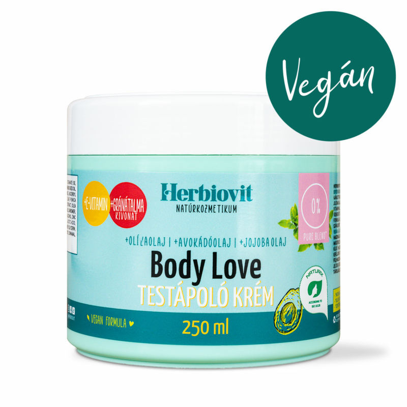 Body Love testápoló krém normál és száraz bőr ápolására (250 ml)