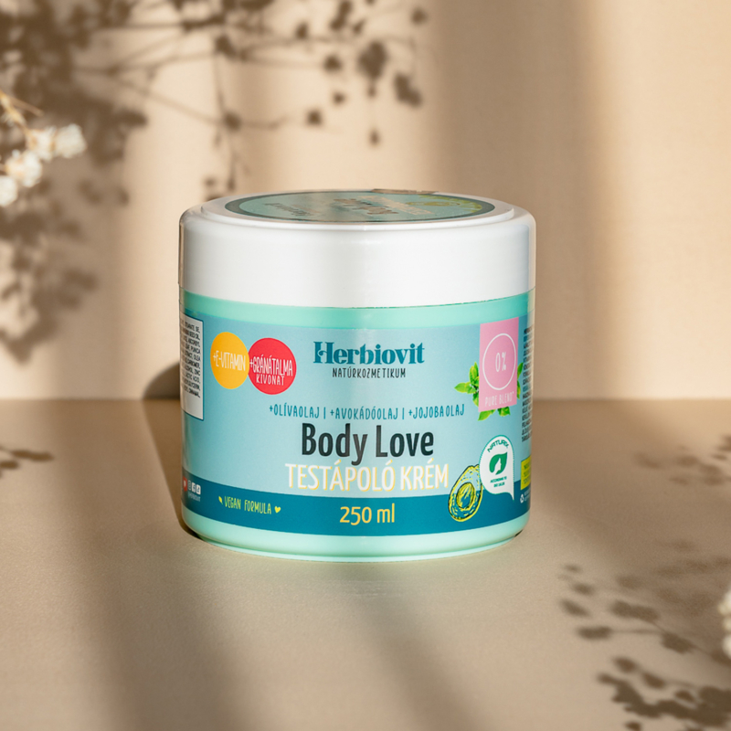 Body Love testápoló krém normál és száraz bőr ápolására (250 ml)