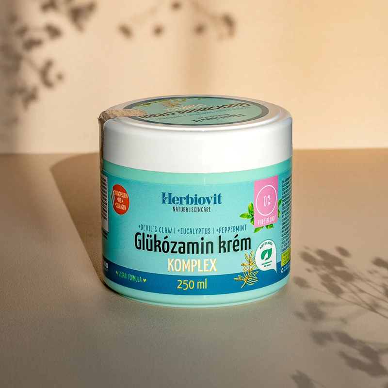 Herbiovit Glükózamin komplex krém ízületi panaszok ápolására (250 ml)