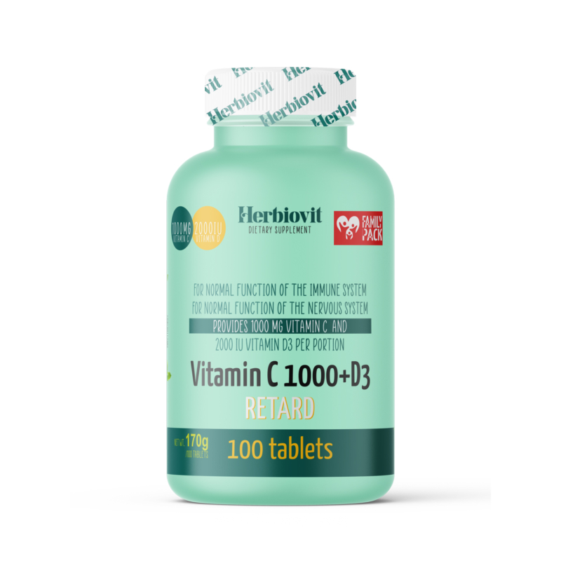 Vitamin C1000+D3 Retard tabletta az immunrendszer védelméhez